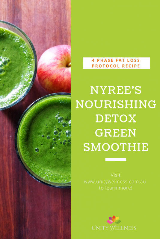 Nourishing Detox Green Smoothie | www.unitywellness.com.au